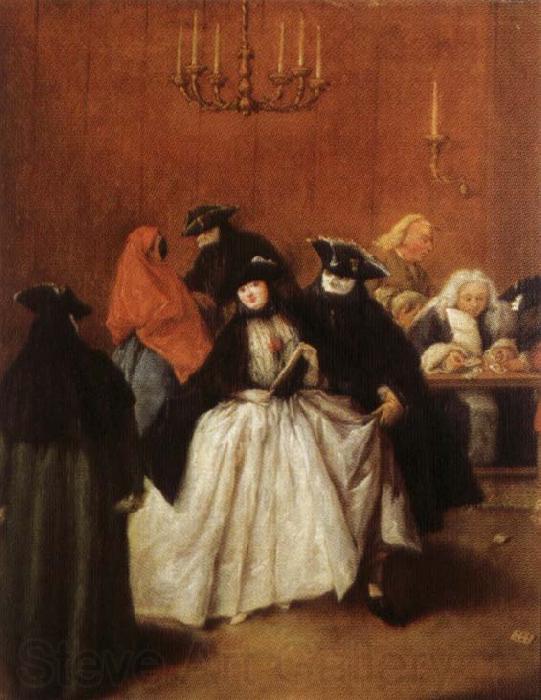 Pietro Longhi Masks in the Foyer